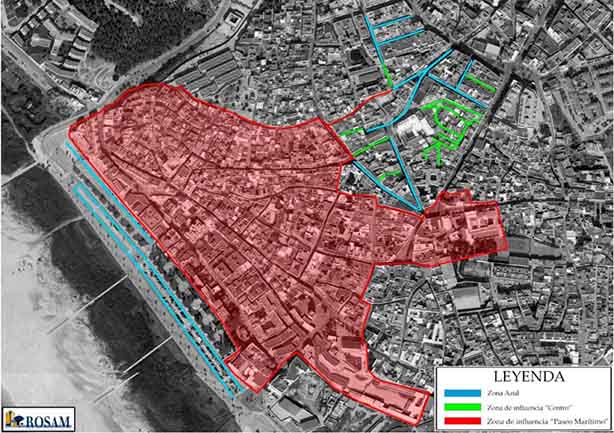 conil mapa zona azul