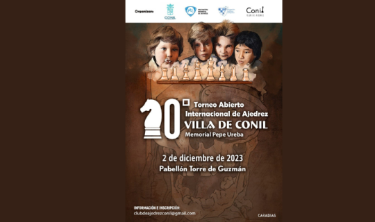10º TORNEO ABIERTO INTERNACIONAL DE AJEDREZ - VILLA DE CONIL - CARTEL