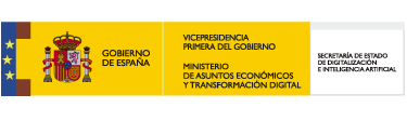 Logotipo Ministerio Asuntos económicos y transformación digital